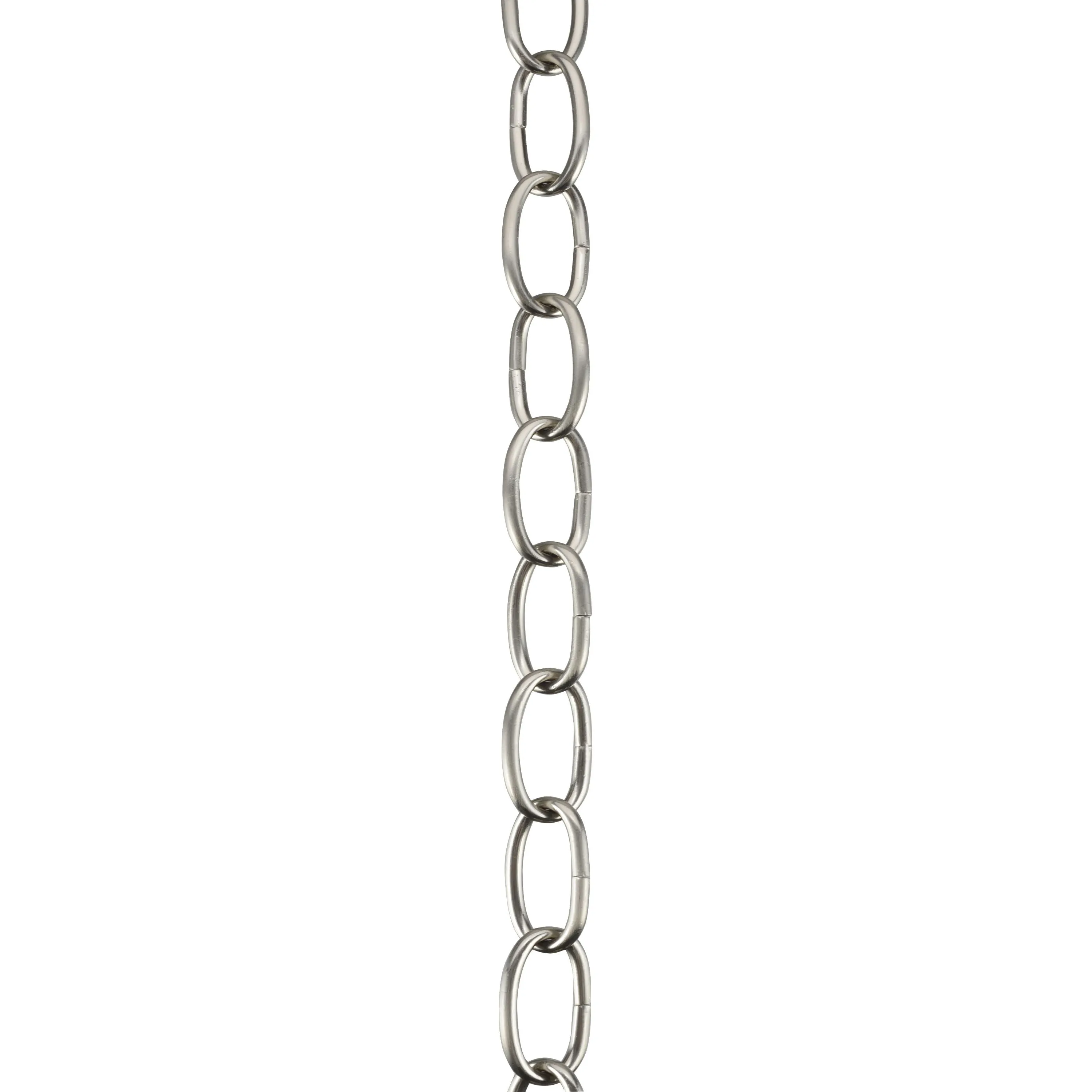 # 21106-11,Steel 10 Feet Heavy Duty Chain for Hanging Up Maximum Weight 50 Pounds-Lighting Fixture/Swag Light/Plant in Nickel.9 Gauge.