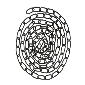 # 21106-81,Steel 10 Feet Heavy Duty Chain for Hanging Up Maximum Weight 50 Pounds-Lighting Fixture/Swag Light/Plant in Oil Rubbed Bronze.9 Gauge.