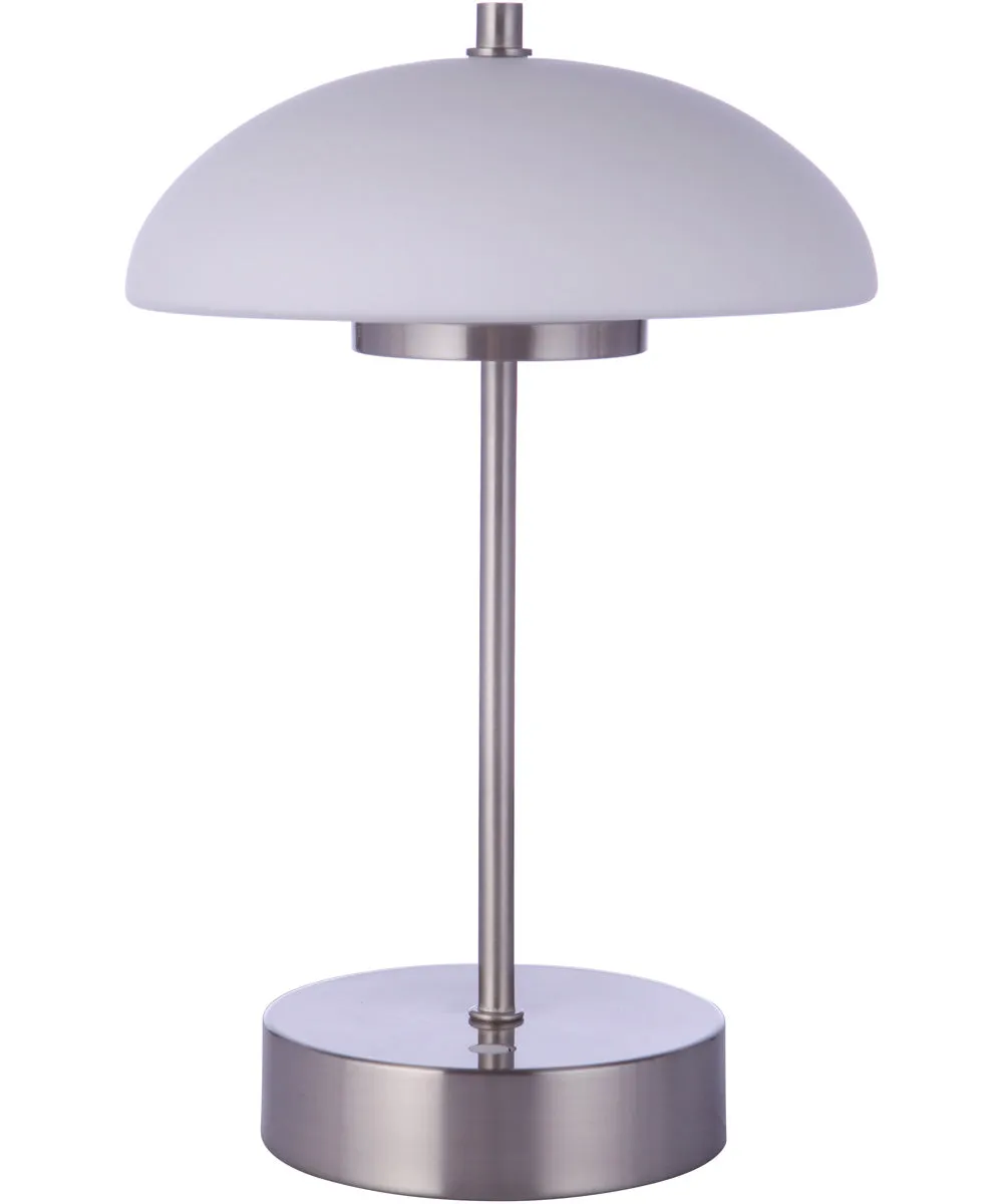 1-Light Table Lamp Brushed Polished Nickel