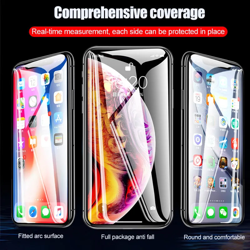 100D Curved Edge Full Cover Protective Glass On The For iPhone