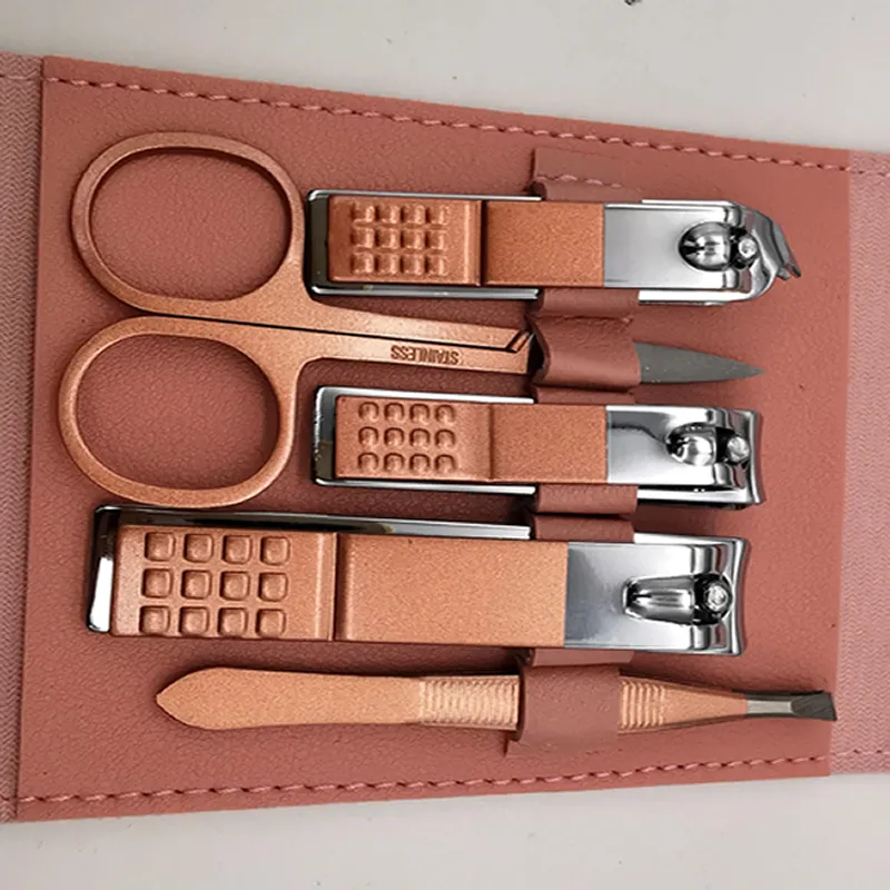 12Pcs Nail Clipper Nail Kits Ec-25 Pink