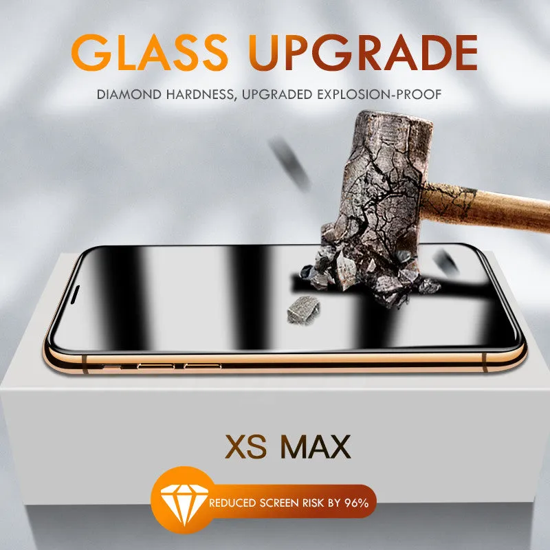 15D Protective Glass For iPhone 6 6s 7 8 plus XR X XS glass full cover iPhone Xs Max