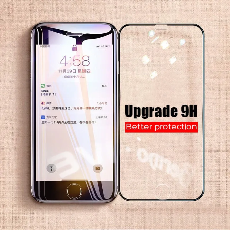 15D Protective Tempered Glass  For iPhone 6 6s 7 8 Plus X 10, iPhone XR XS MAX