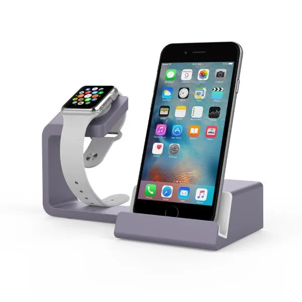 2-in-1 Charging Stand for Apple Watch & Smartphones - FINAL SALE
