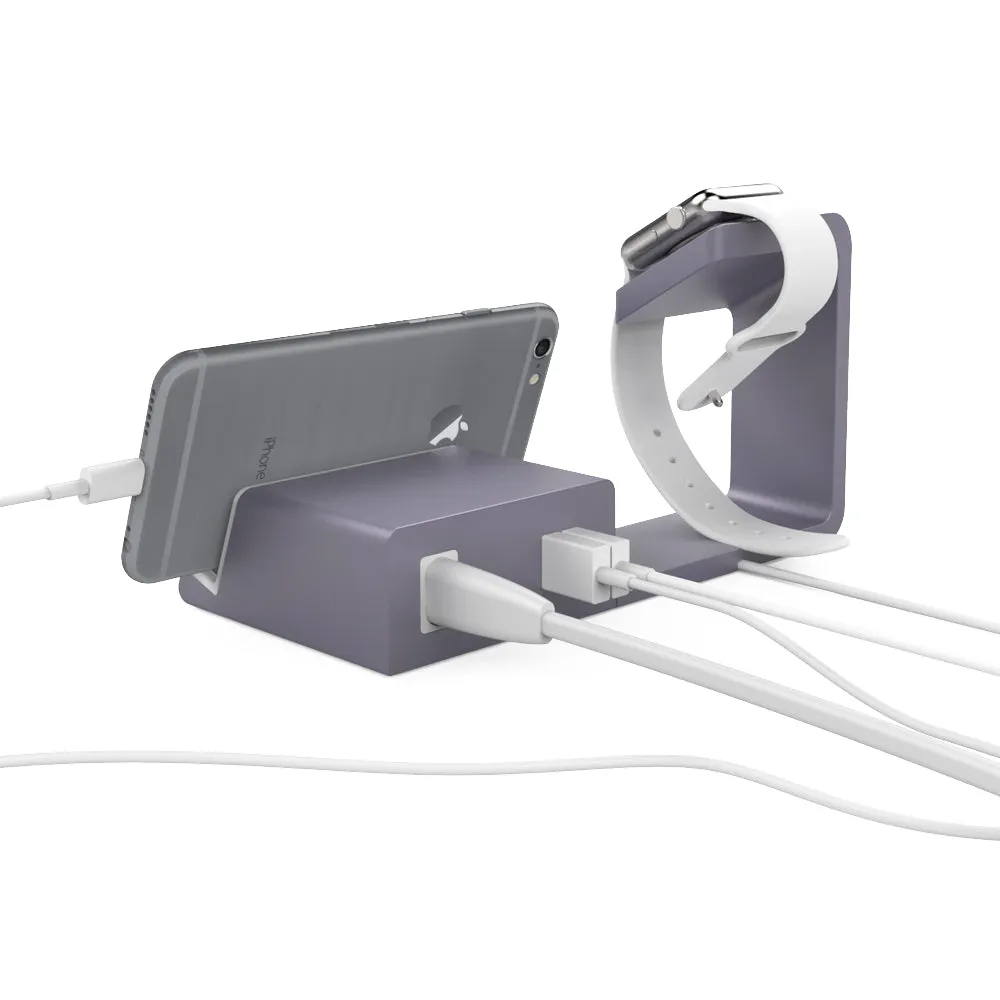 2-in-1 Charging Stand for Apple Watch & Smartphones - FINAL SALE
