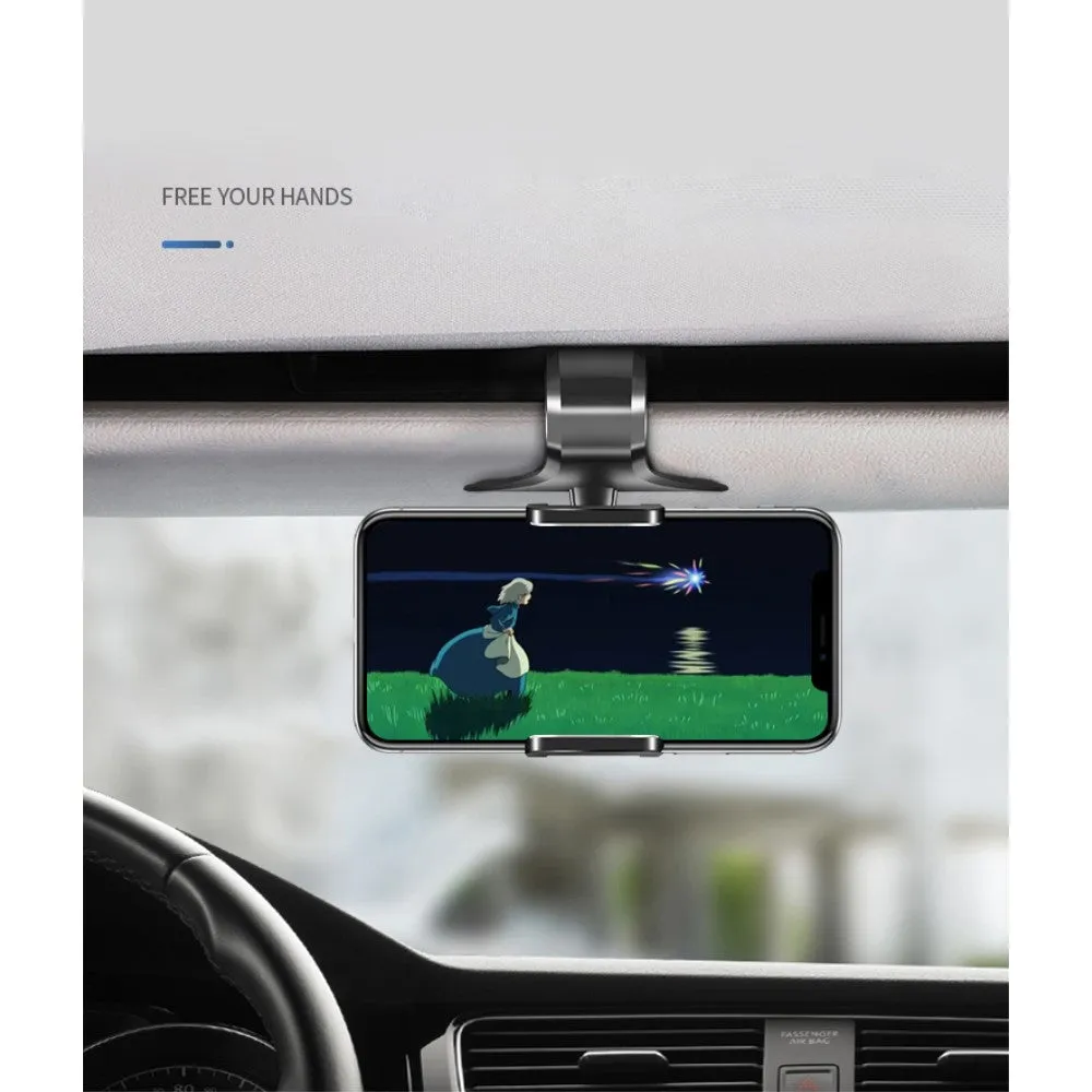 3 in 1 Car GPS Smartphone Holder: Dashboard / Visor Clamp   AC Grid Clip for Azumi A40C - Black