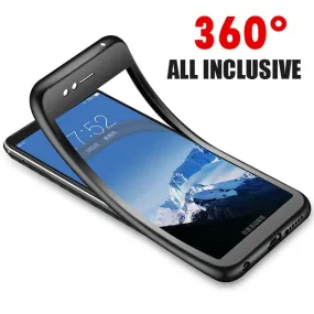 360 Full Body Silicone Case for Xiaomi Redmi Go Note 7 6 Pro Phone Cover for Xiaomi Mi 9 8 Mi9SE Mi8SE SE Pocophone F1 A2 Lite