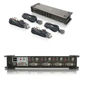 4 Port Dvi Kvmp Swtch Audio Cb