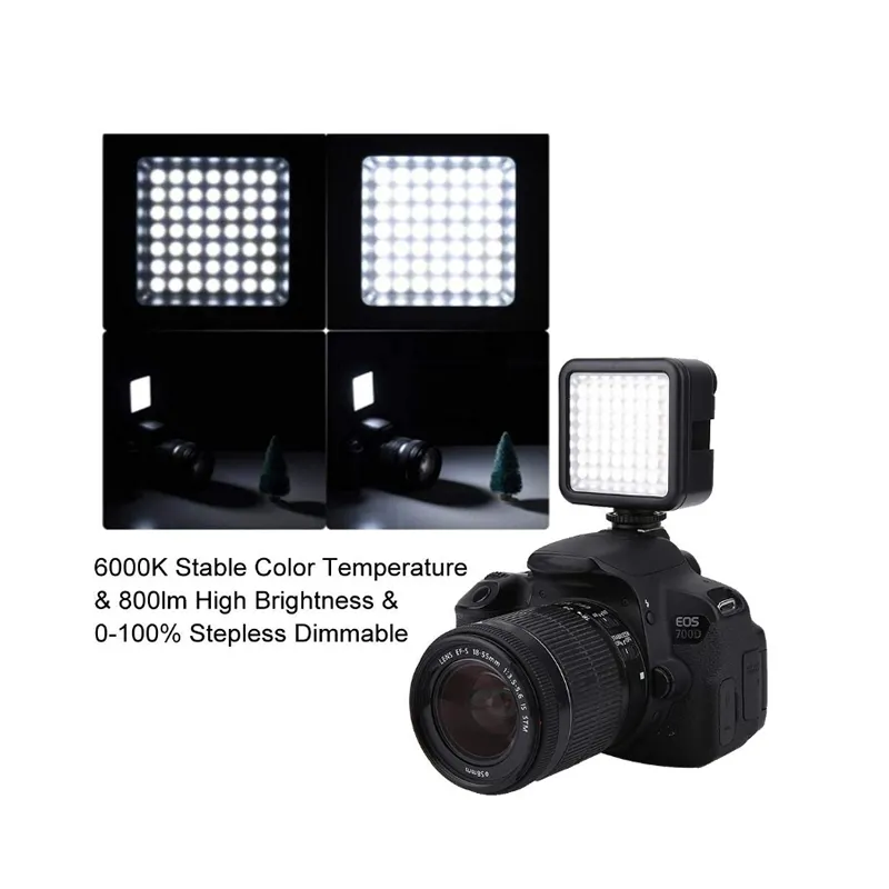 49-Led Dimmable Video Light Panel W49