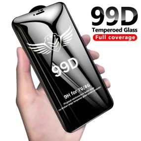 99D protective glass for iPhone 6 6S 7 8 plus X XR XS MAX glass on iphone 7 6 X screen protector iPhone 7 plus screen protection