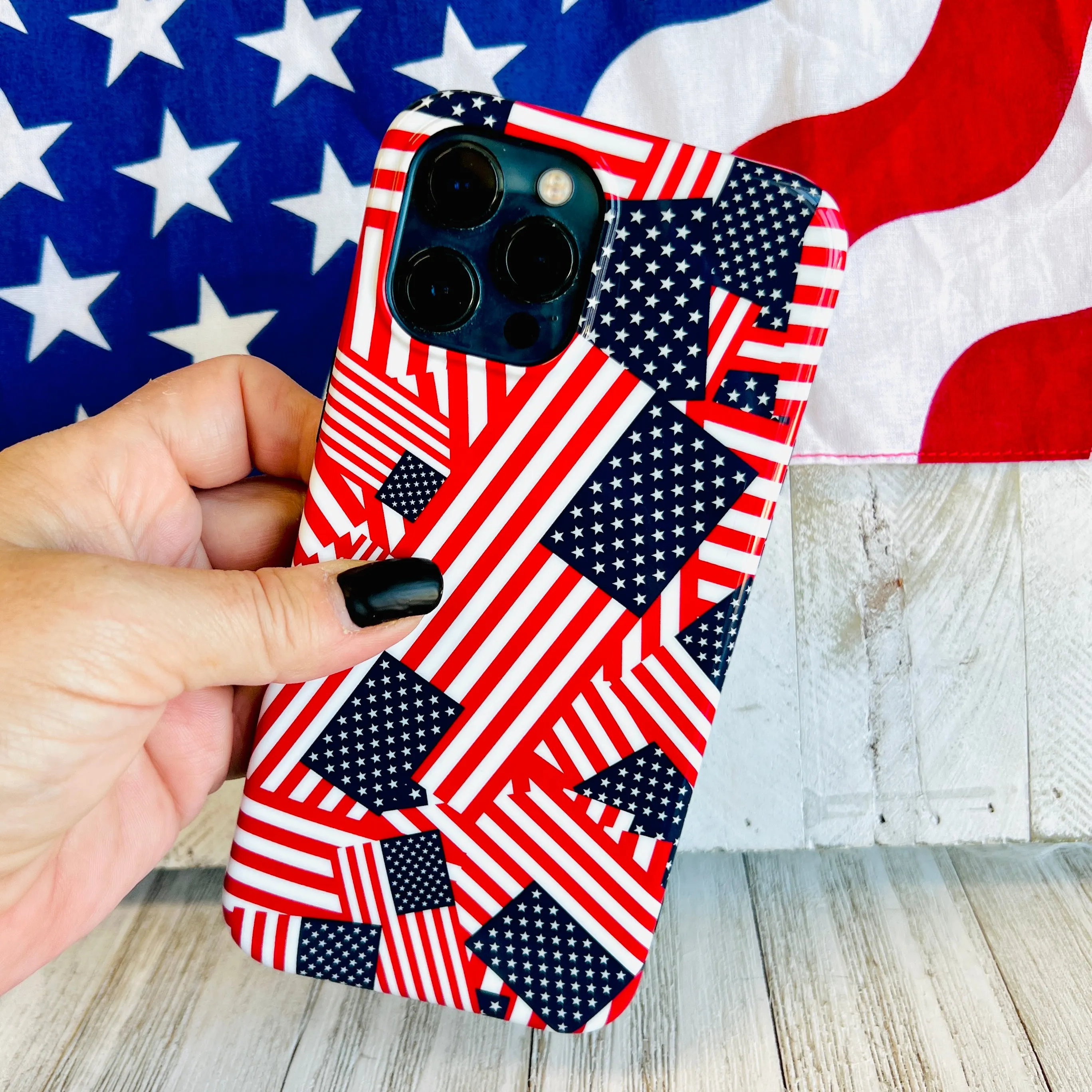 American Flag Phone Case For iPhone