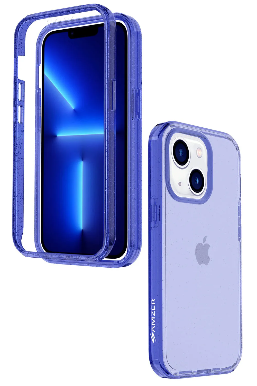 AMZER Crusta Full Body Case with Built-in Screen Protector for iPhone 13