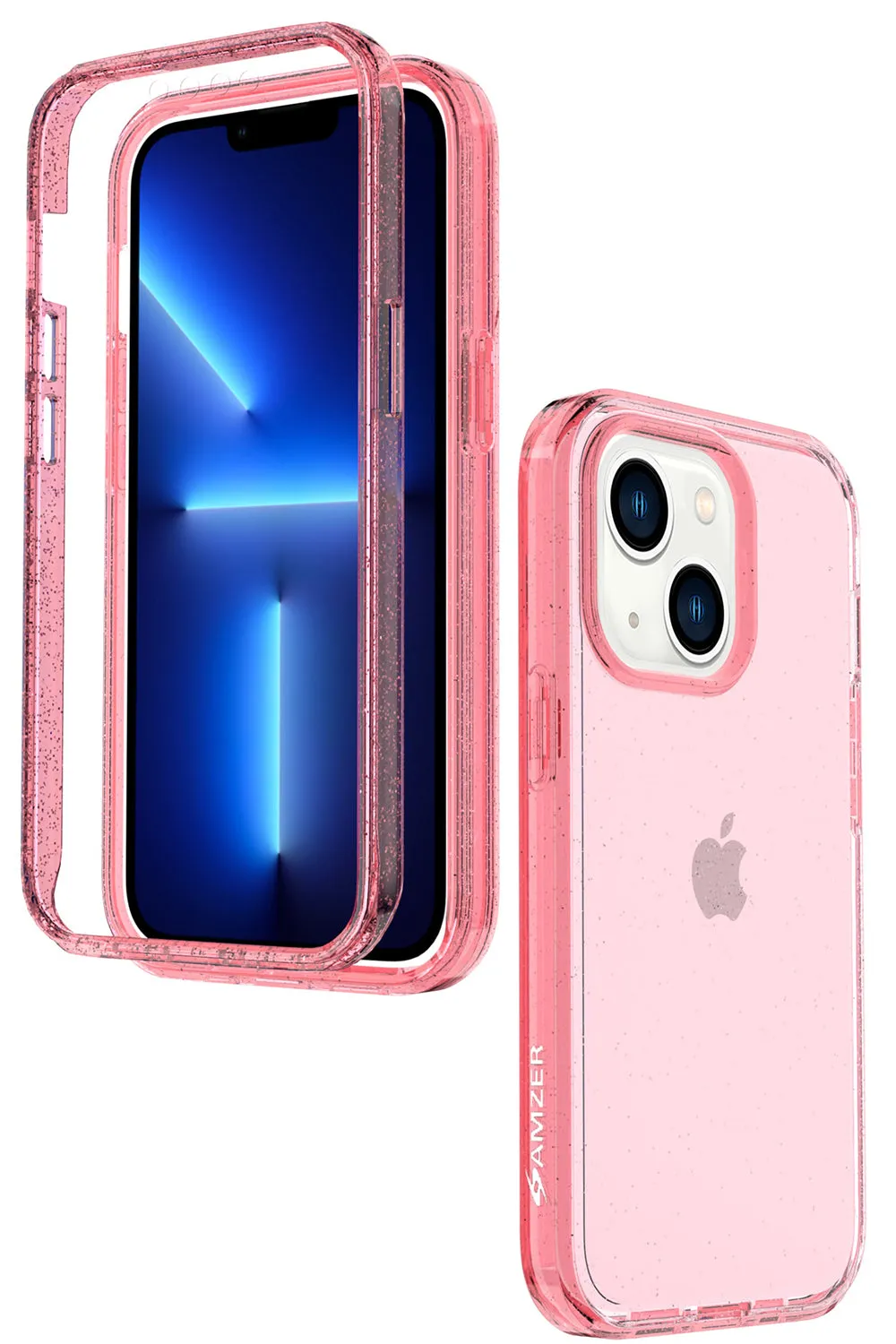 AMZER Crusta Full Body Case with Built-in Screen Protector for iPhone 13