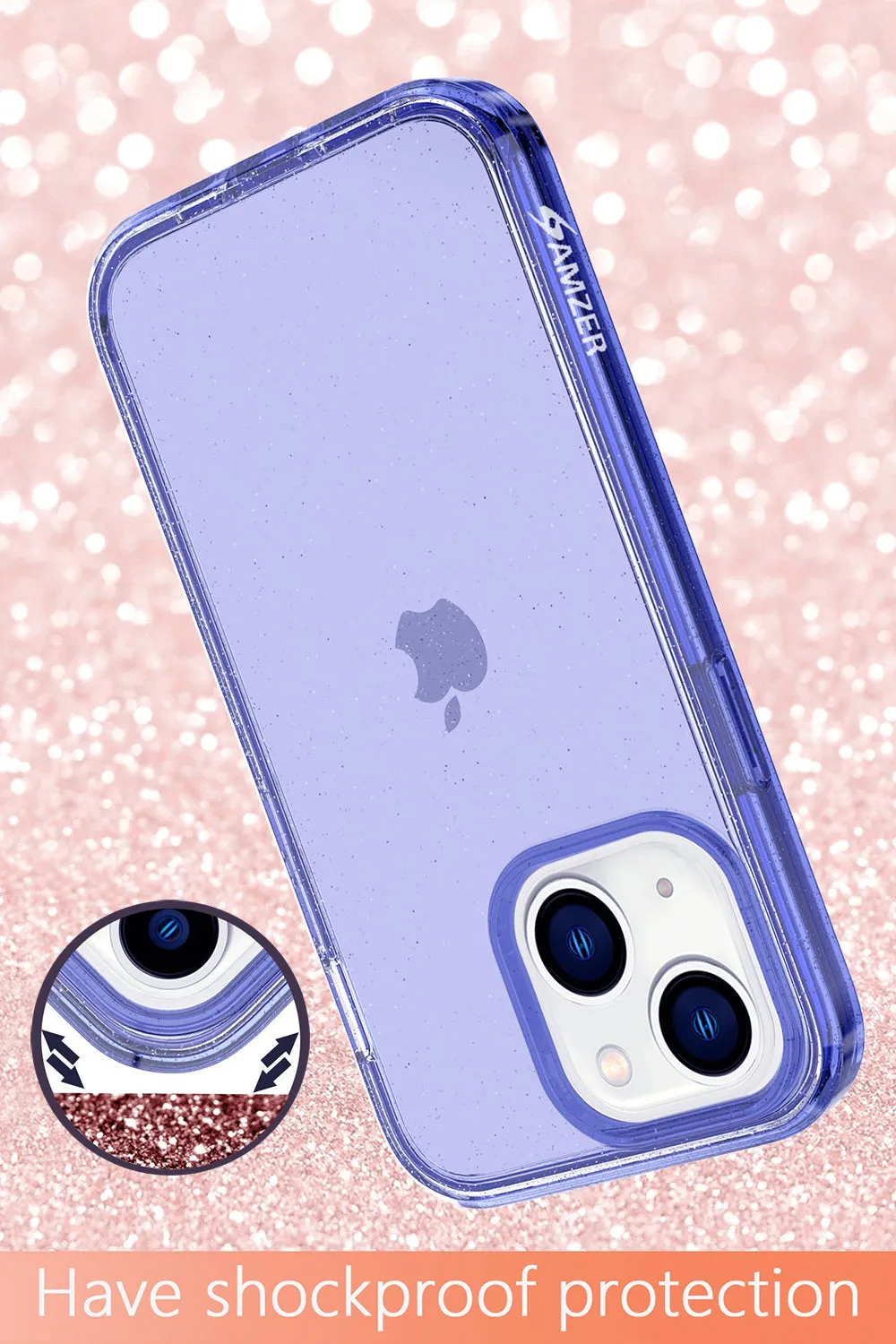 AMZER Crusta Full Body Case with Built-in Screen Protector for iPhone 13