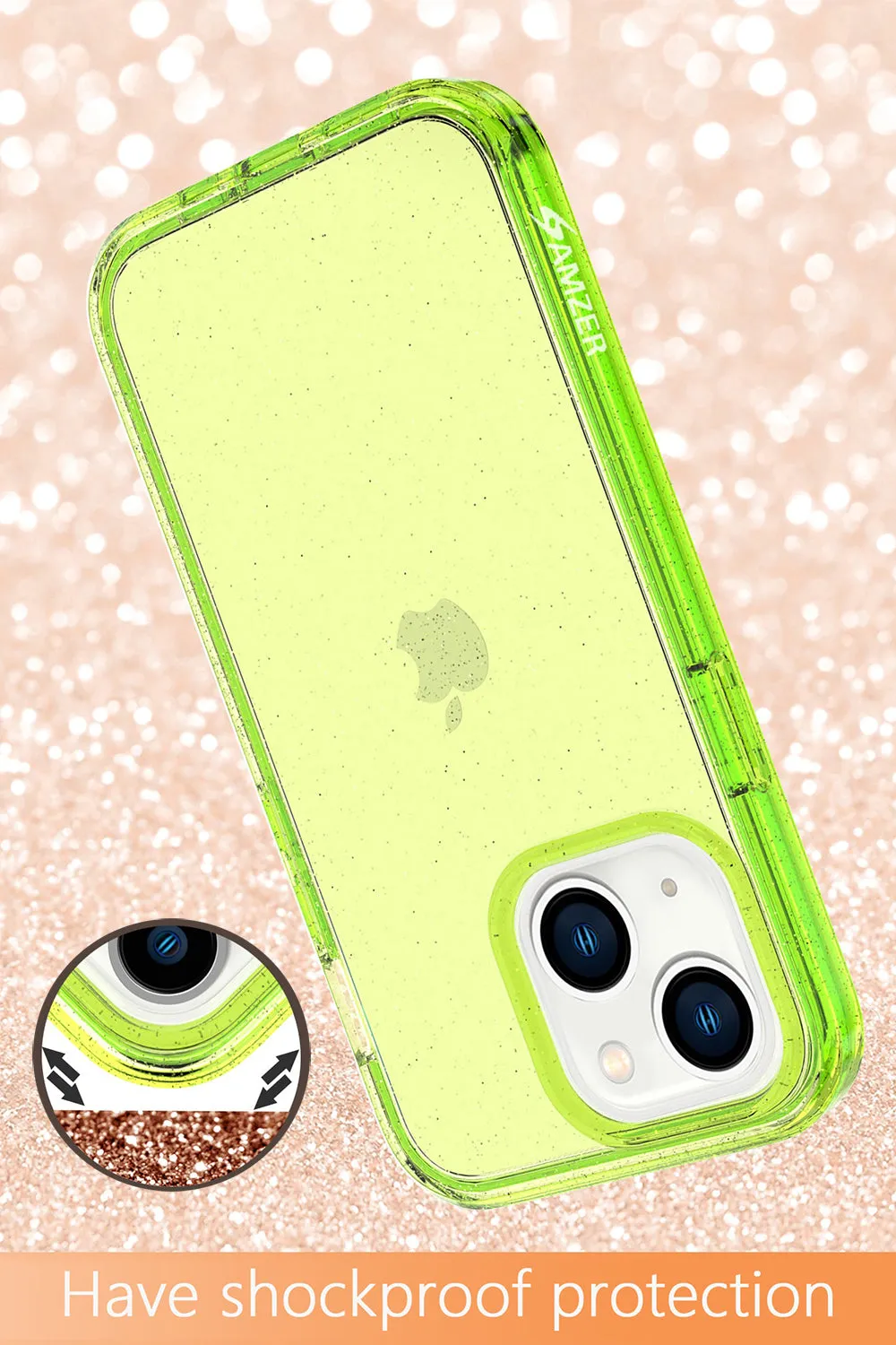 AMZER Crusta Full Body Case with Built-in Screen Protector for iPhone 13