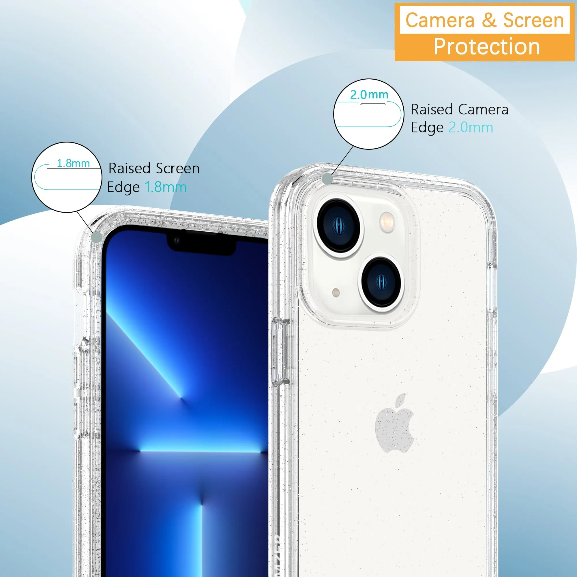 AMZER Crusta Full Body Case with Built-in Screen Protector for iPhone 13