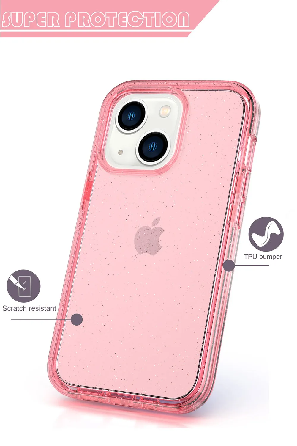 AMZER Crusta Full Body Case with Built-in Screen Protector for iPhone 13