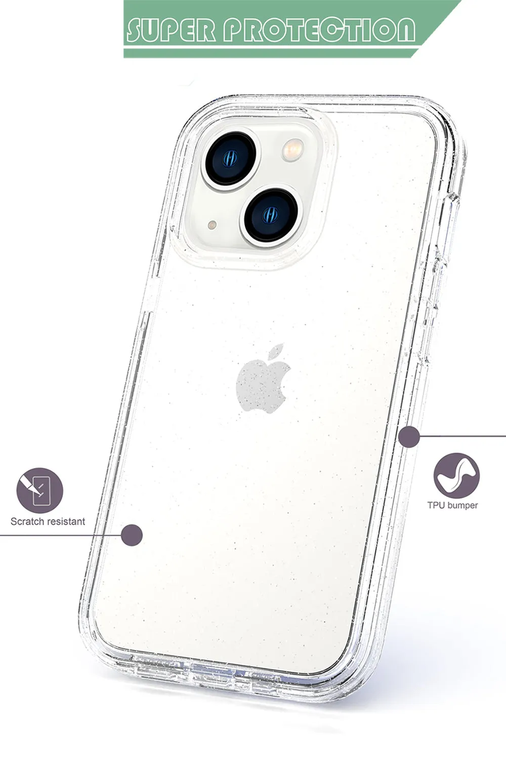 AMZER Crusta Full Body Case with Built-in Screen Protector for iPhone 13