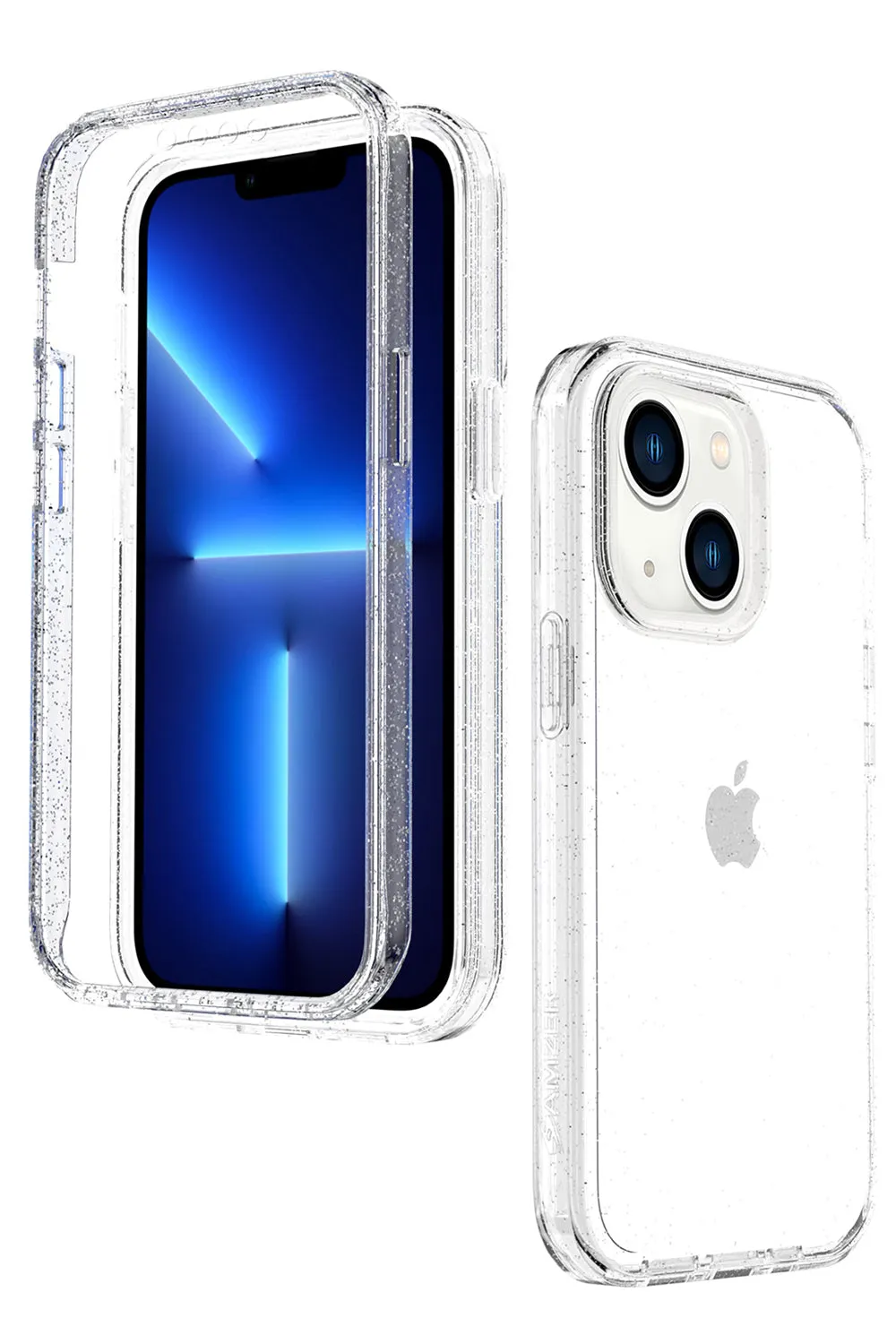 AMZER Crusta Full Body Case with Built-in Screen Protector for iPhone 13