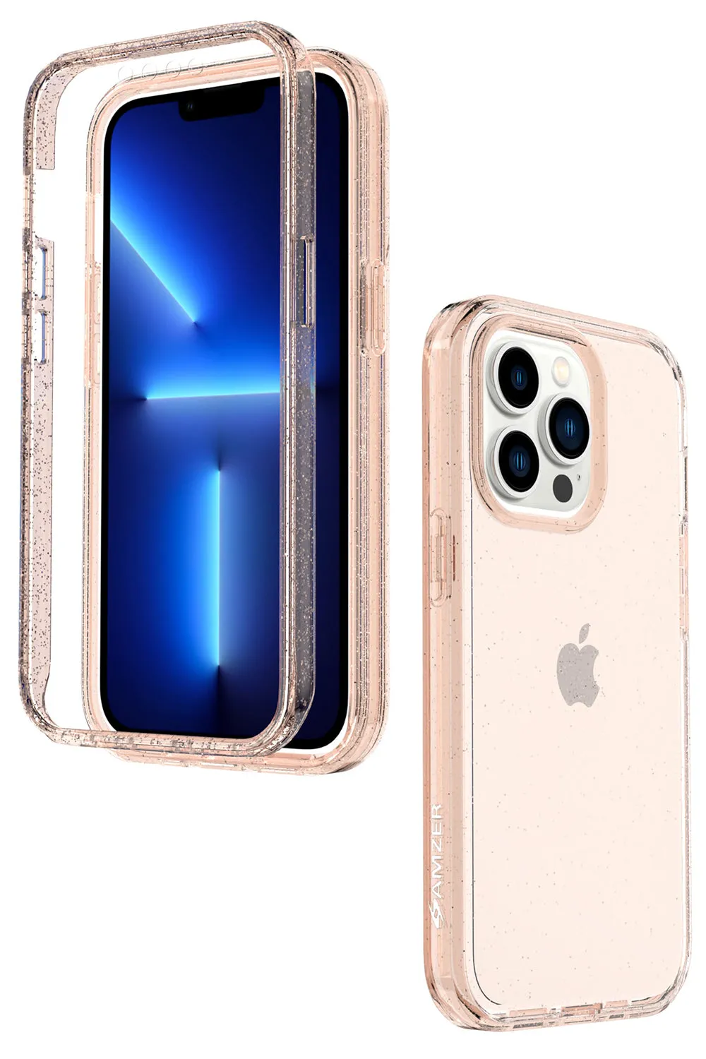 AMZER Crusta Full Body Case with Built-in Tempered Glass for iPhone 13 Pro Max