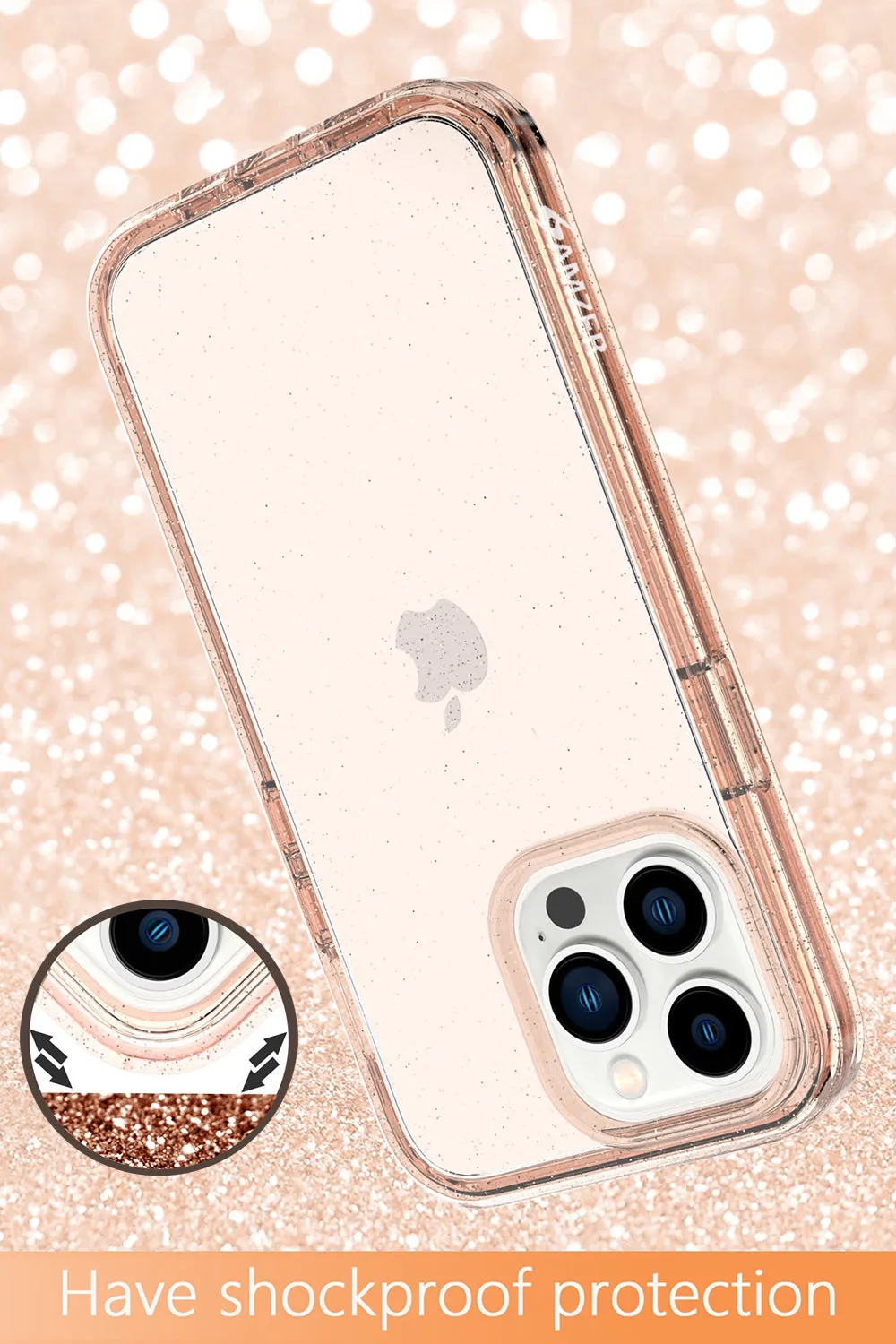 AMZER Crusta Full Body Case with Built-in Tempered Glass for iPhone 13 Pro Max