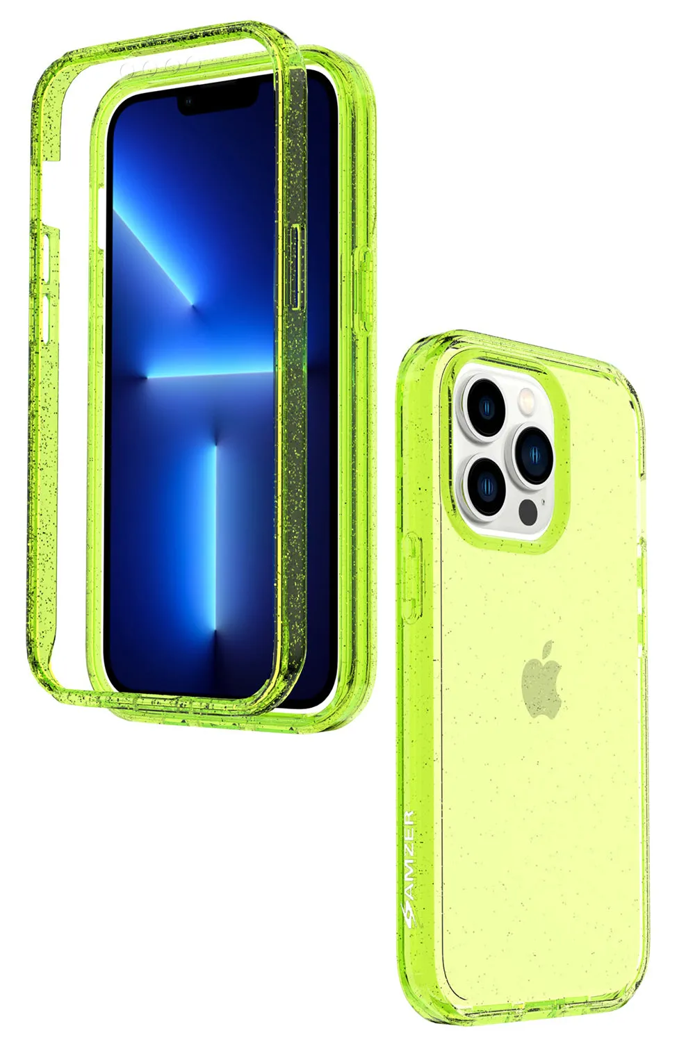AMZER Crusta Full Body Case with Built-in Tempered Glass for iPhone 13 Pro Max