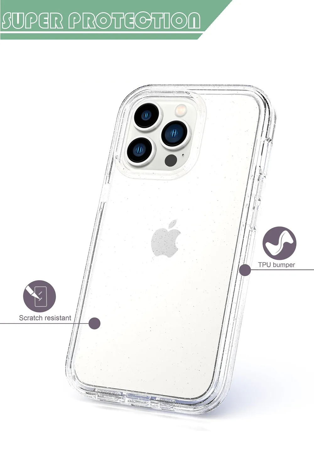 AMZER Crusta Full Body Case with Built-in Tempered Glass for iPhone 13 Pro Max