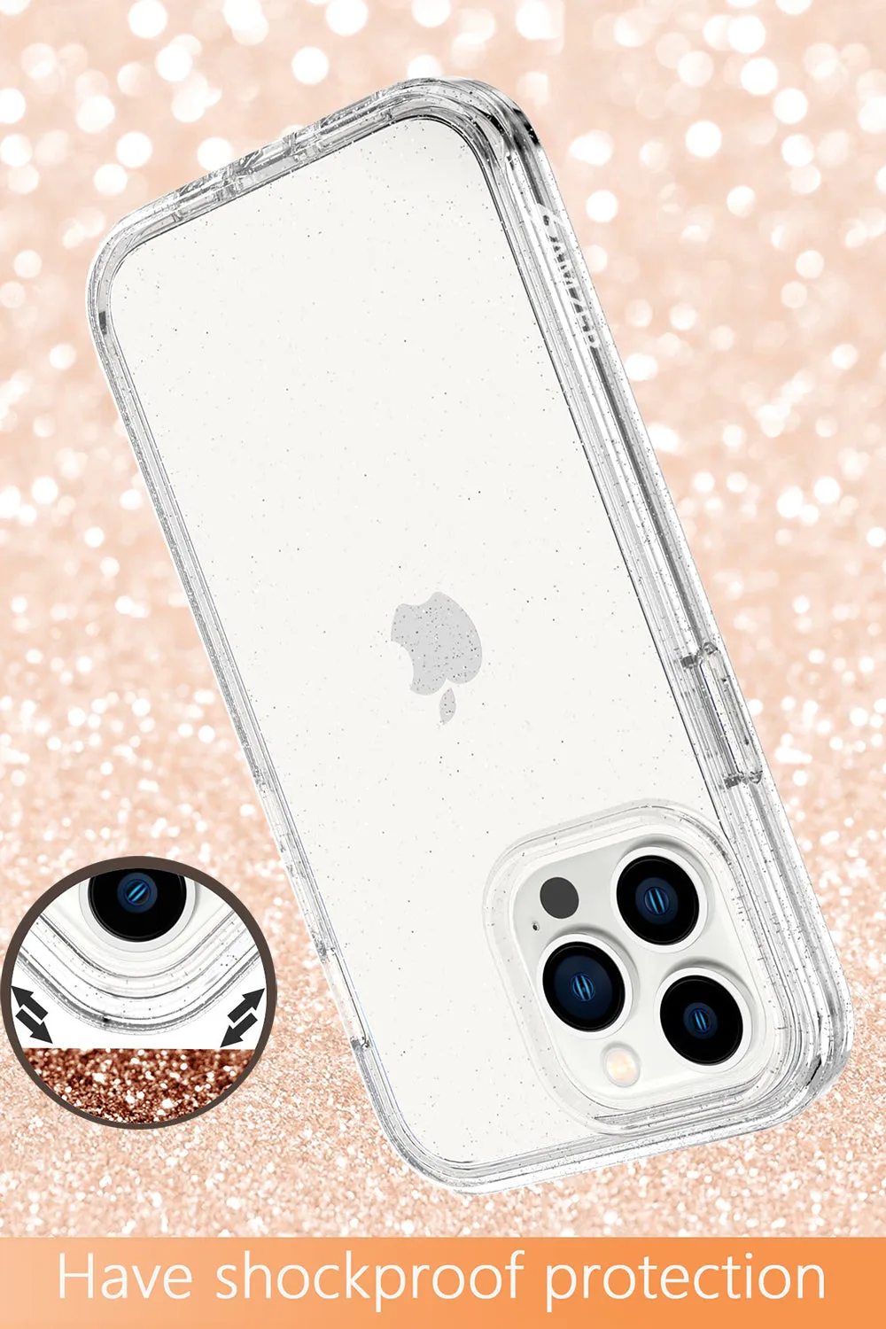 AMZER Crusta Full Body Case with Built-in Tempered Glass for iPhone 13 Pro Max