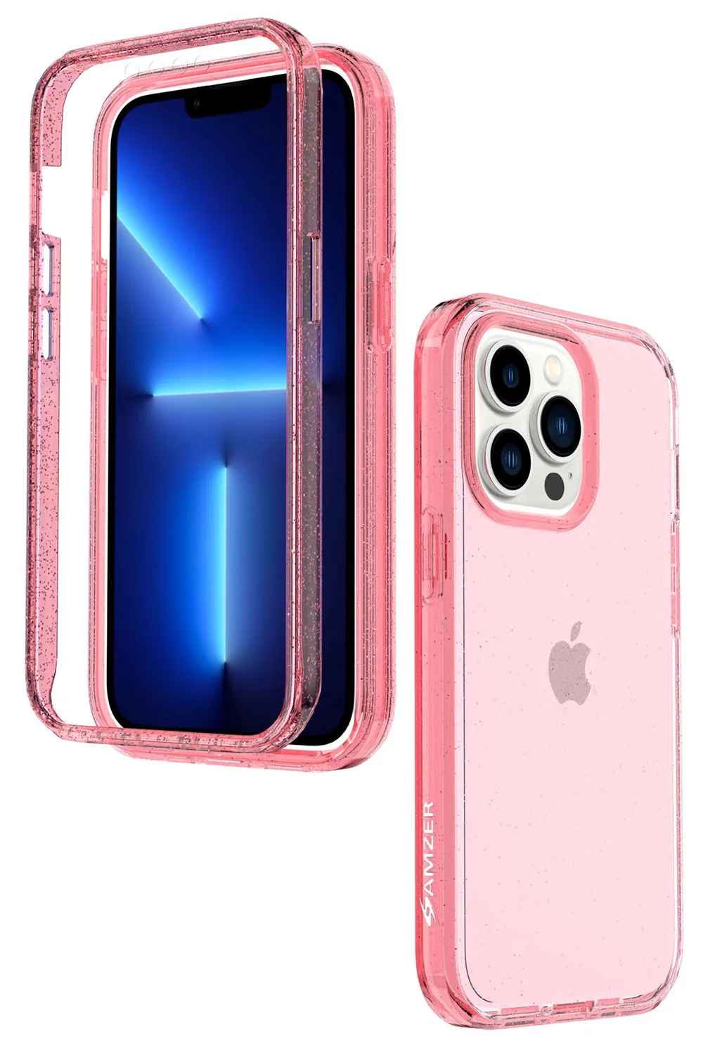 AMZER Crusta Full Body Case with Built-in Tempered Glass for iPhone 13 Pro Max