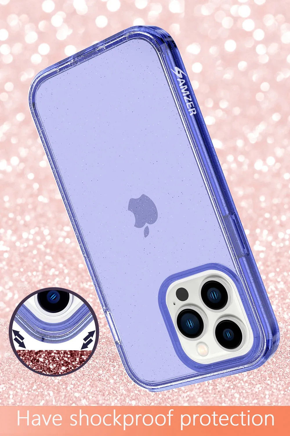 AMZER Crusta Full Body Case with Built-in Tempered Glass for iPhone 13 Pro Max