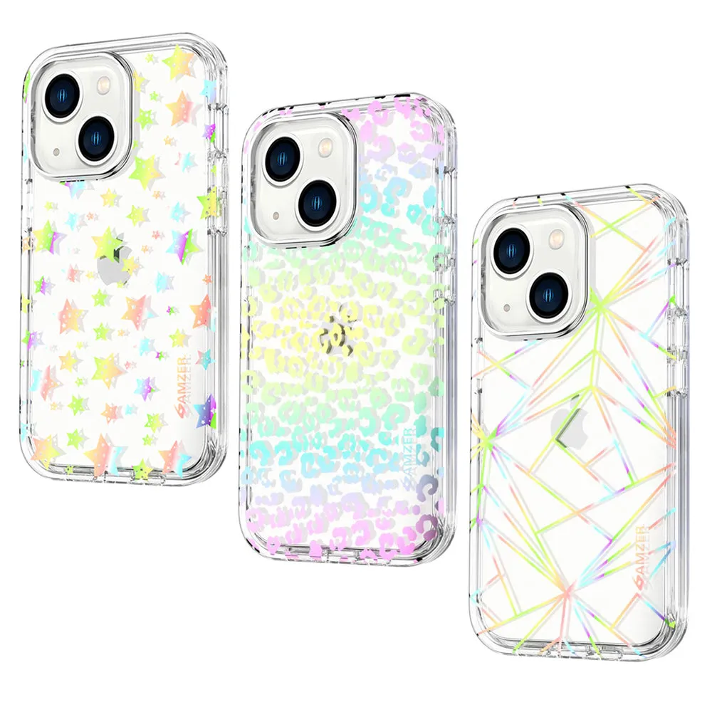 AMZER Crusta Hybrid Full Body Case with Built-in Screen Protector Case for iPhone 13 - pack of 5