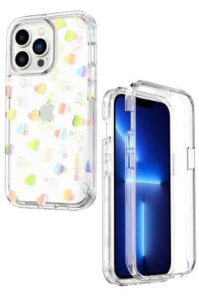 AMZER Crusta Hybrid Full Body Case with Built-in Screen Protector Case for iPhone 13 Pro