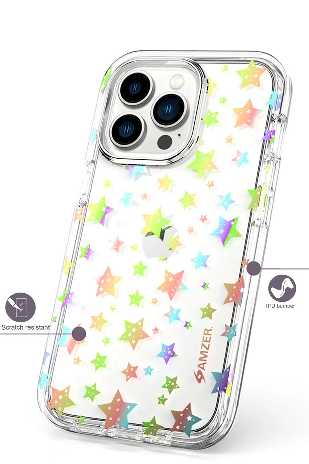 AMZER Crusta Hybrid Full Body Case with Built-in Screen Protector Case for iPhone 13 Pro