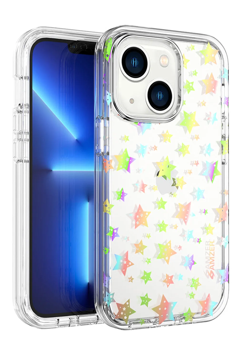 AMZER Crusta Hybrid Full Body Case with Built-in Screen Protector Case for iPhone 13