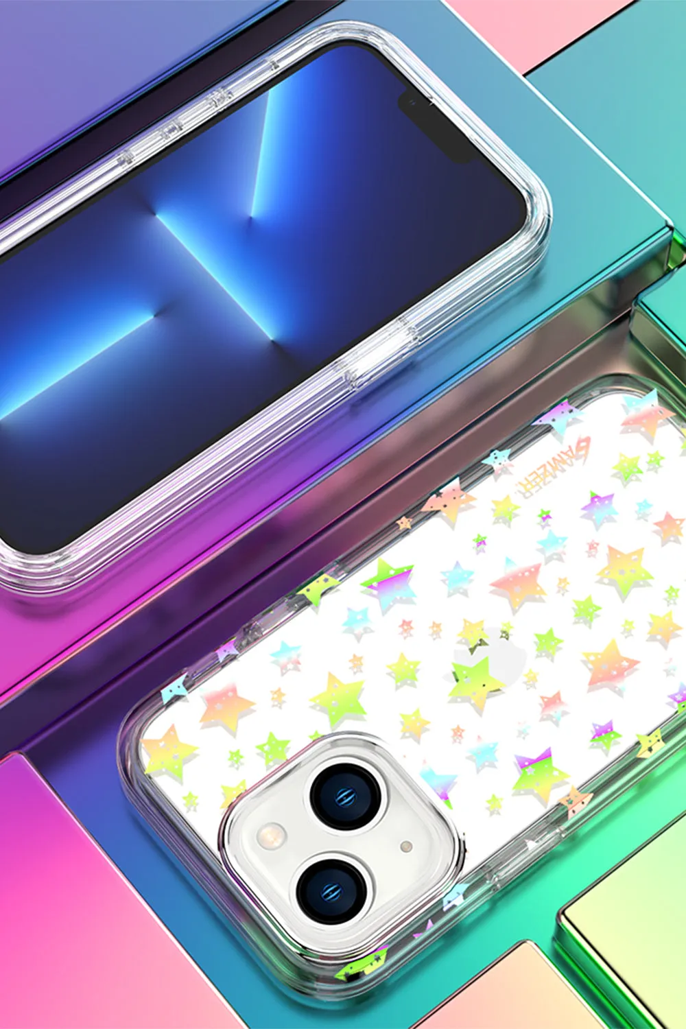 AMZER Crusta Hybrid Full Body Case with Built-in Screen Protector Case for iPhone 13
