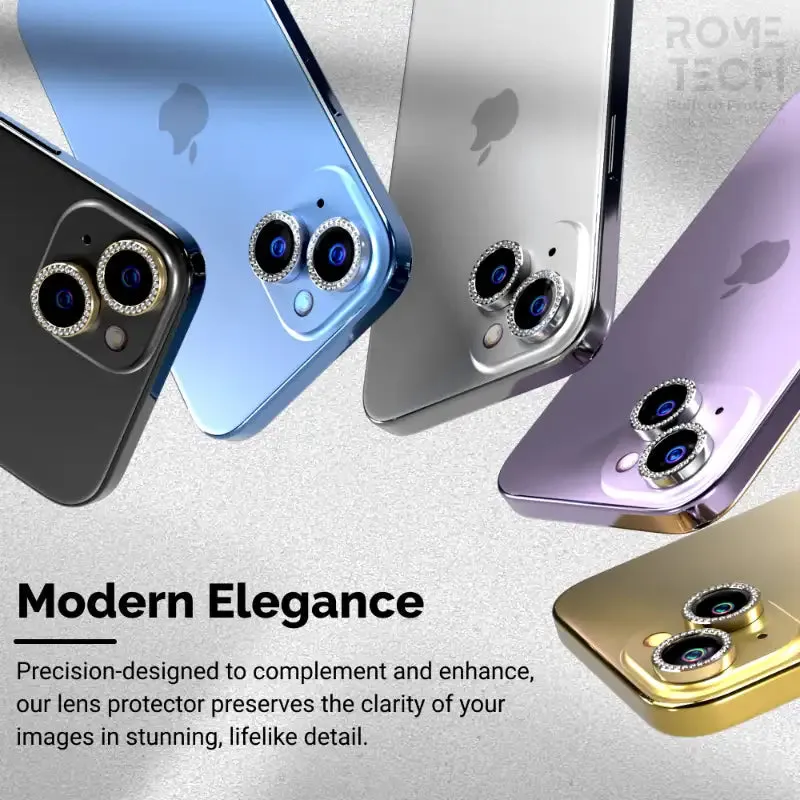 Apple iPhone 15 (2023) Camera Lens Protector Bling Diamond Lens
