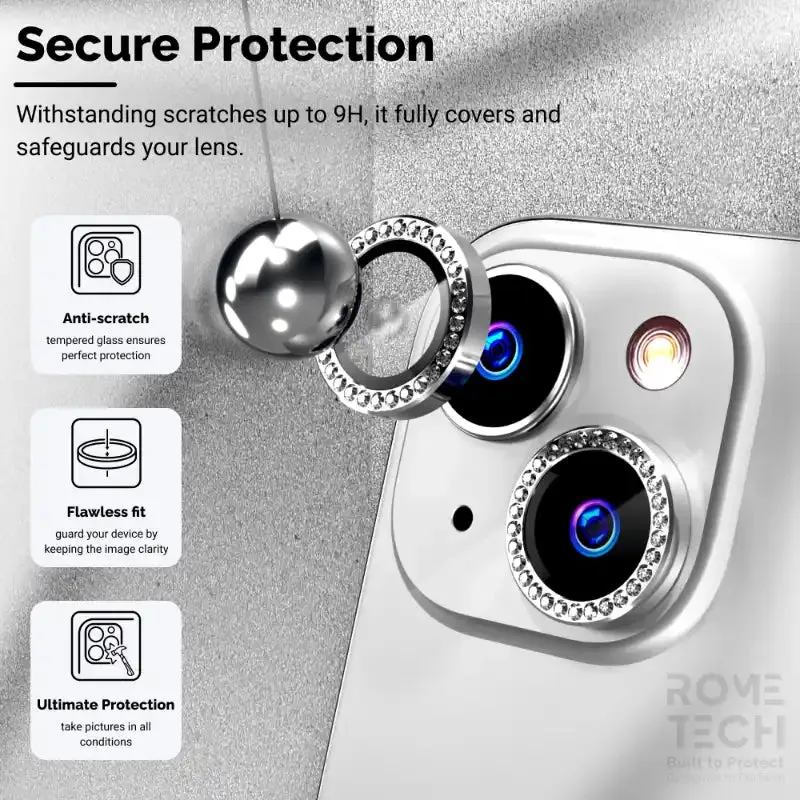 Apple iPhone 15 (2023) Camera Lens Protector Bling Diamond Lens
