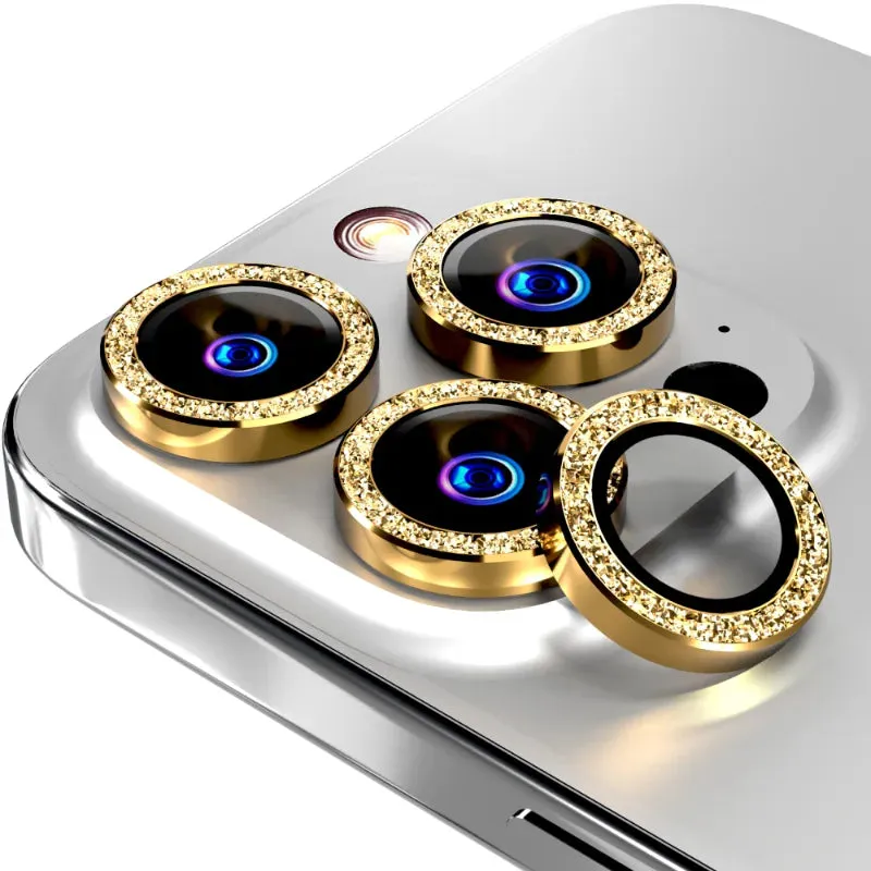 Apple iPhone 15 Pro (2023)  Camera Lens Protector Glitter Powder Lens