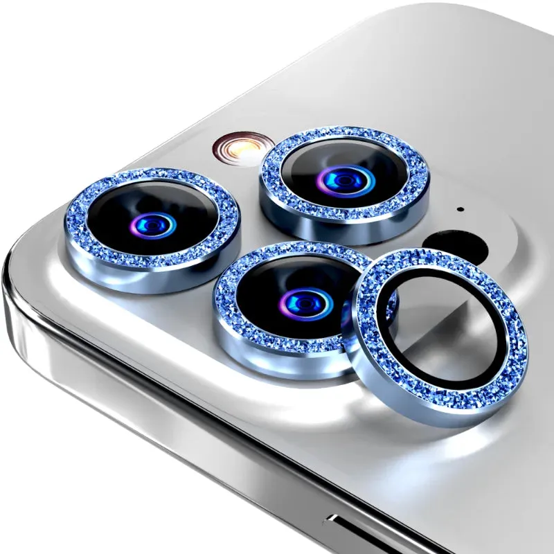 Apple iPhone 15 Pro (2023)  Camera Lens Protector Glitter Powder Lens