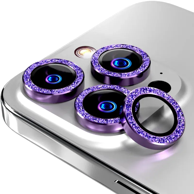Apple iPhone 15 Pro (2023)  Camera Lens Protector Glitter Powder Lens