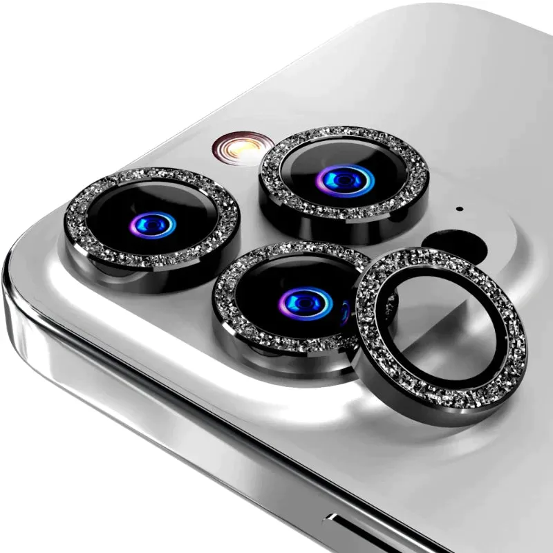 Apple iPhone 15 Pro (2023)  Camera Lens Protector Glitter Powder Lens