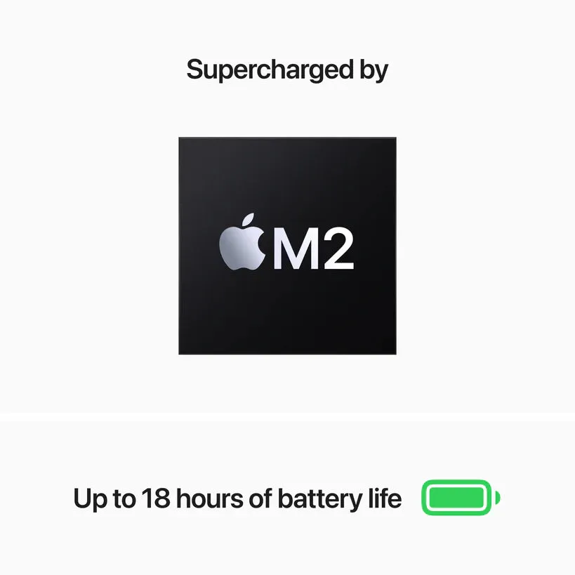 Apple MacBook Air 13-inch M2 chip with 8-core CPU and 8-core GPU 256GB