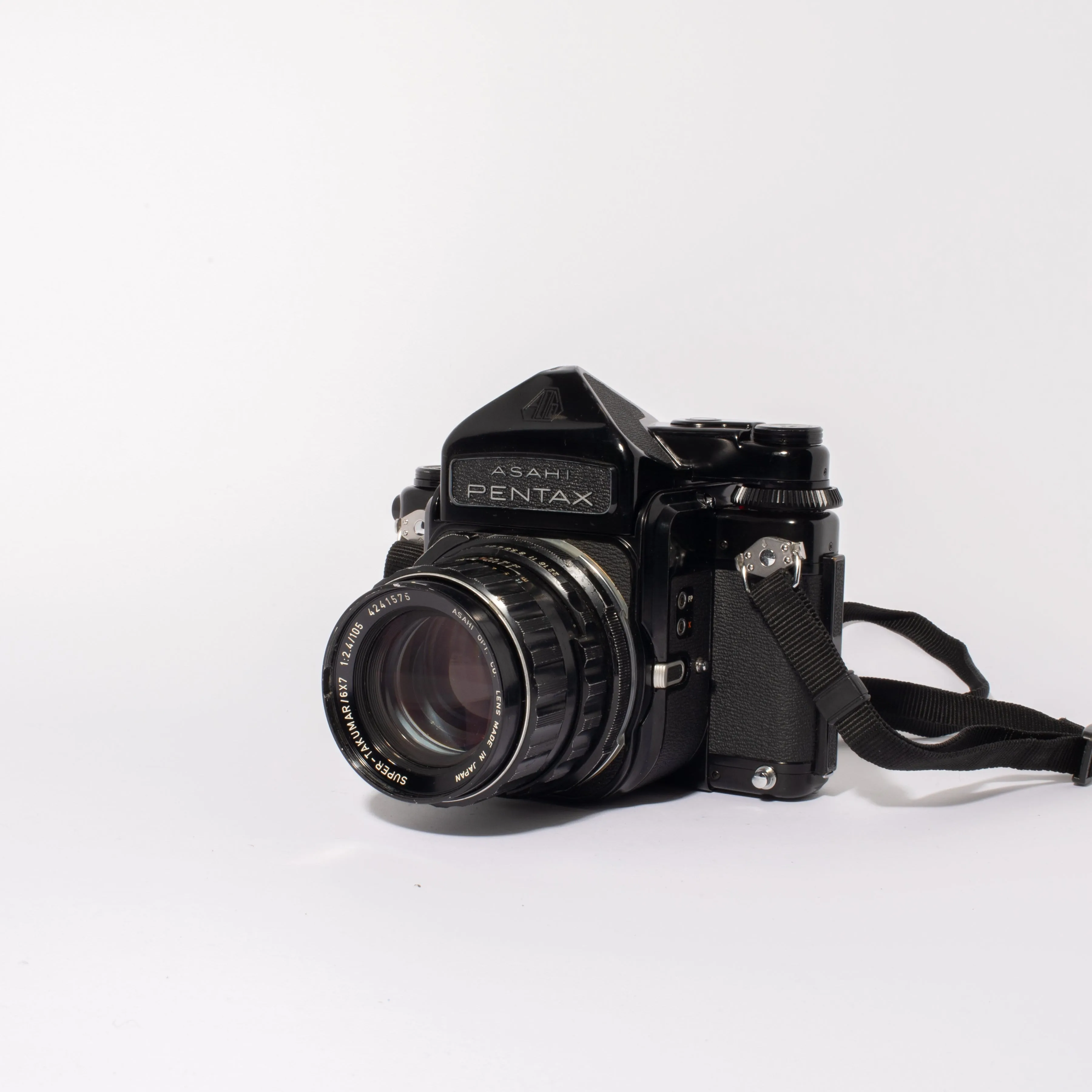 Asahi Pentax 6x7 with 105mm f/2.4 Lens and TTL Prism Finder - FRESH CLA
