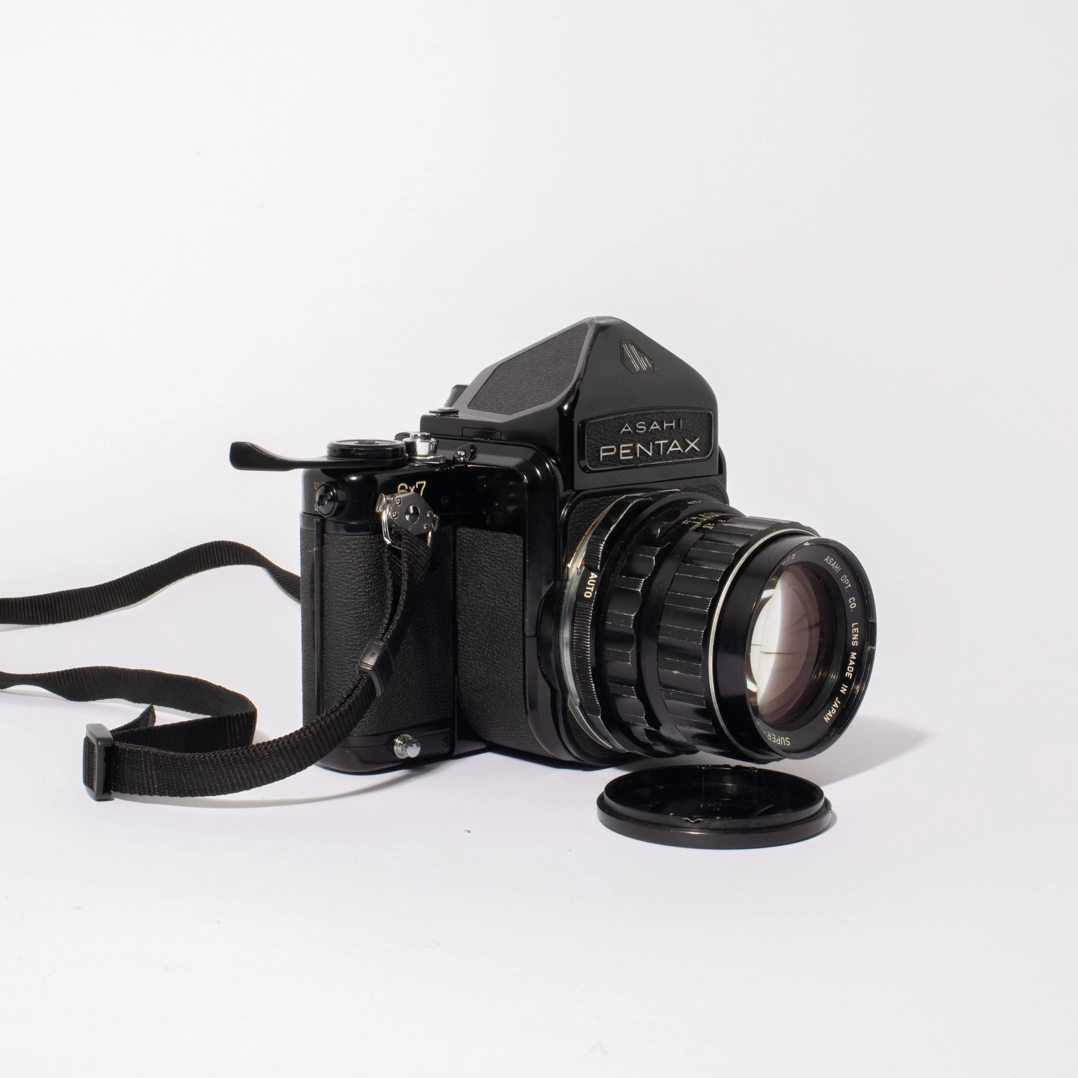Asahi Pentax 6x7 with 105mm f/2.4 Lens and TTL Prism Finder - FRESH CLA