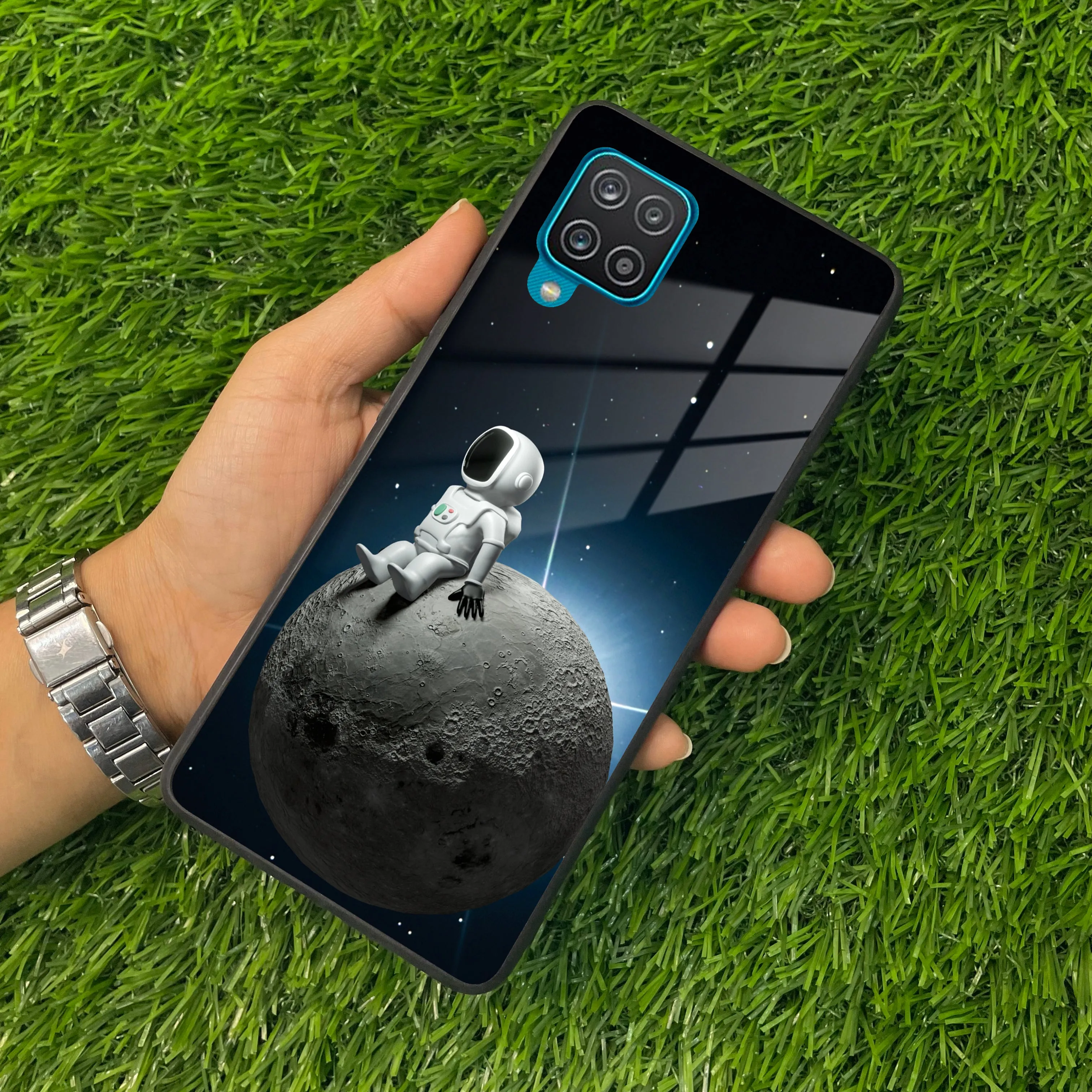 Astronod Moon Glass Case Cover For Samsung