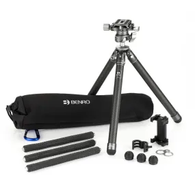 Benro TablePod Carbon Fibre Ball Head Flex Tripod Kit (Grey)