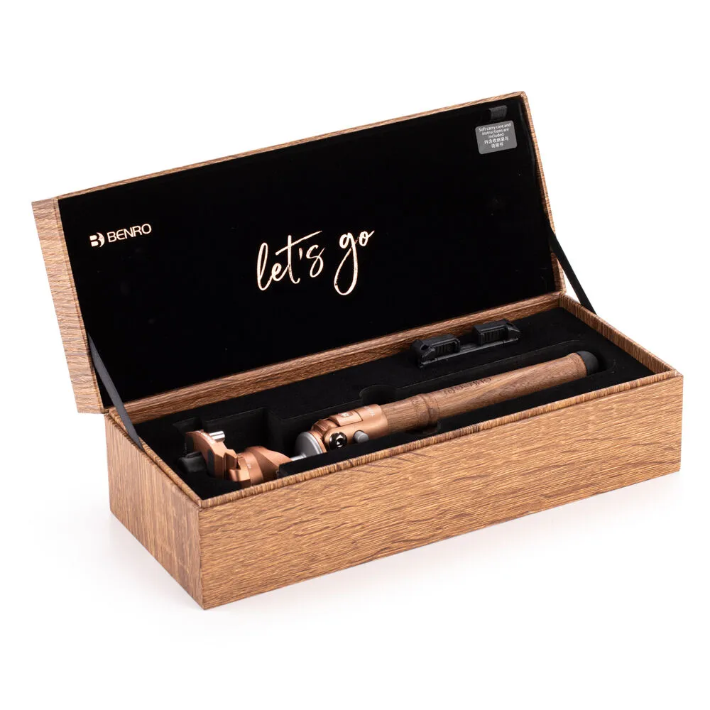 Benro TablePod Wood Edition Tabletop Tripod Kit 19.5cm (Gold)