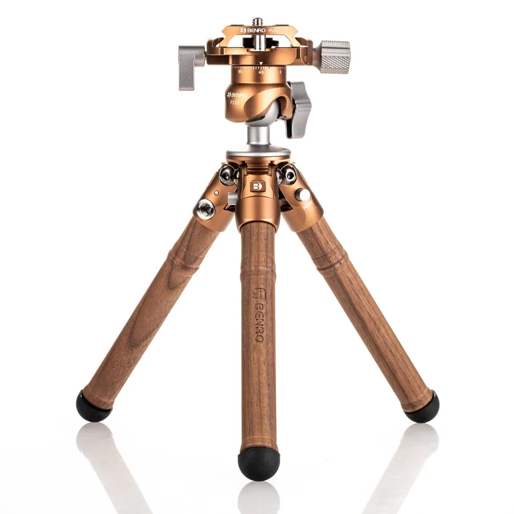 Benro TablePod Wood Edition Tabletop Tripod Kit 19.5cm (Gold)