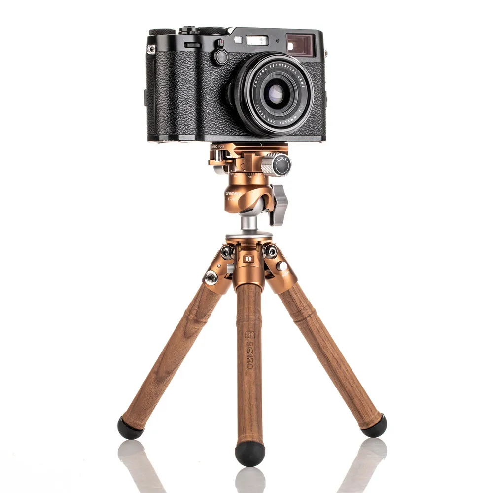 Benro TablePod Wood Edition Tabletop Tripod Kit 19.5cm (Gold)