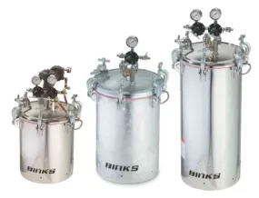 Binks Pressure Feed ASME Tanks, Galvanized